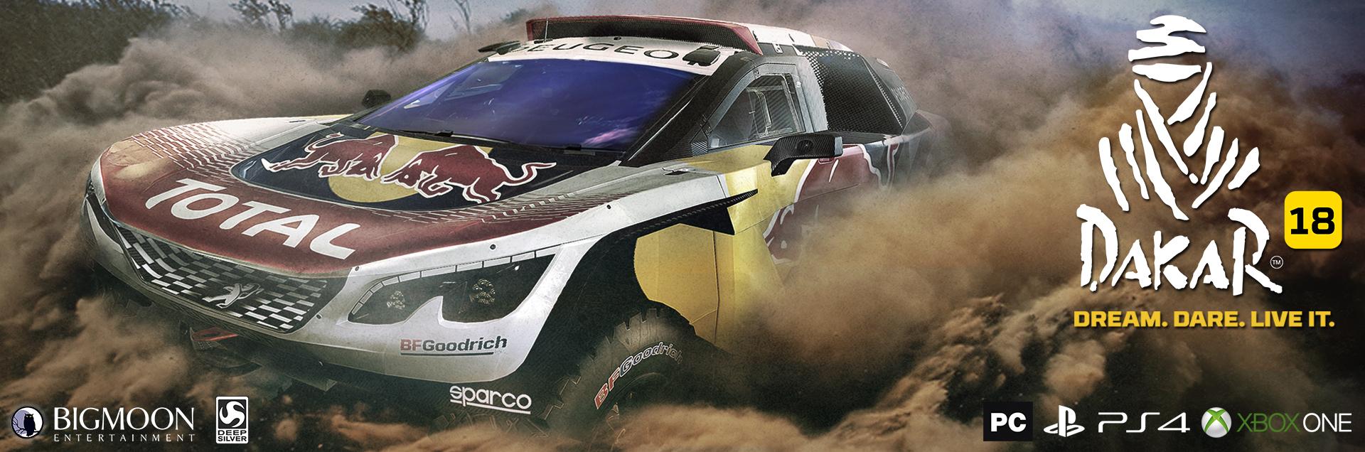 Анонс Dakar 18 - симулятор гонок ралли в большом открытом мире 