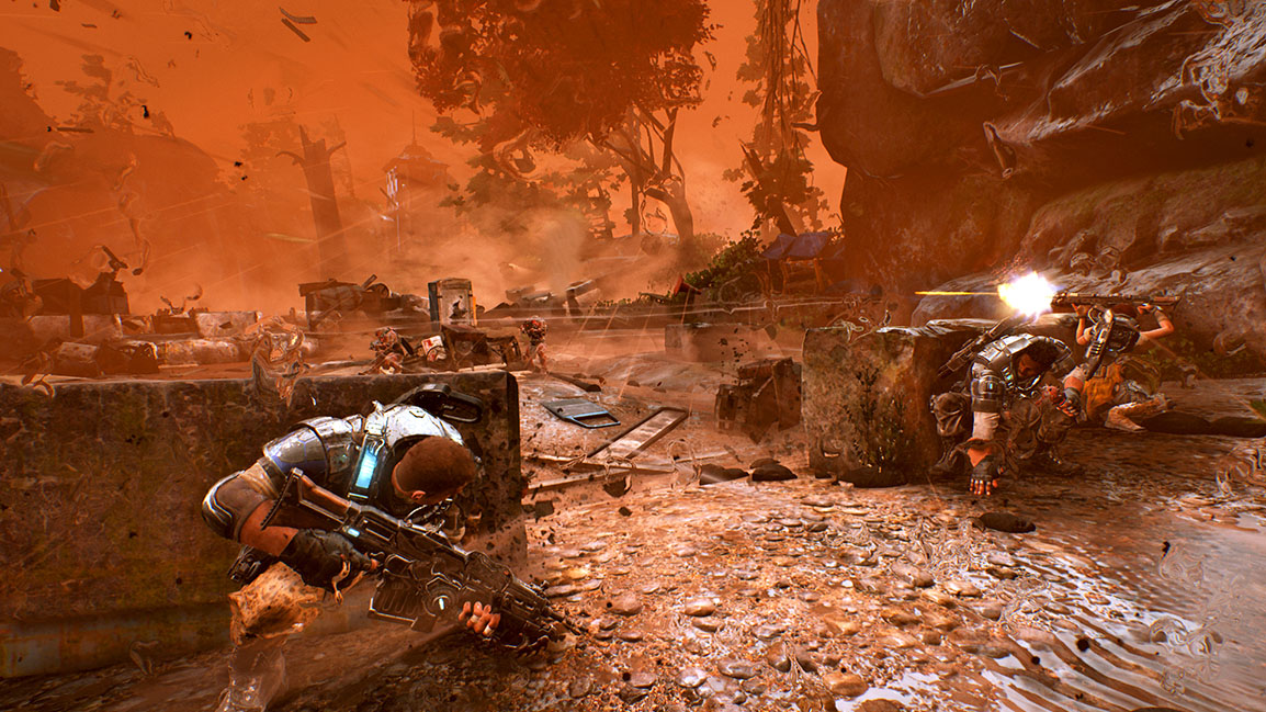 Gears of War 4 на PC взломана
