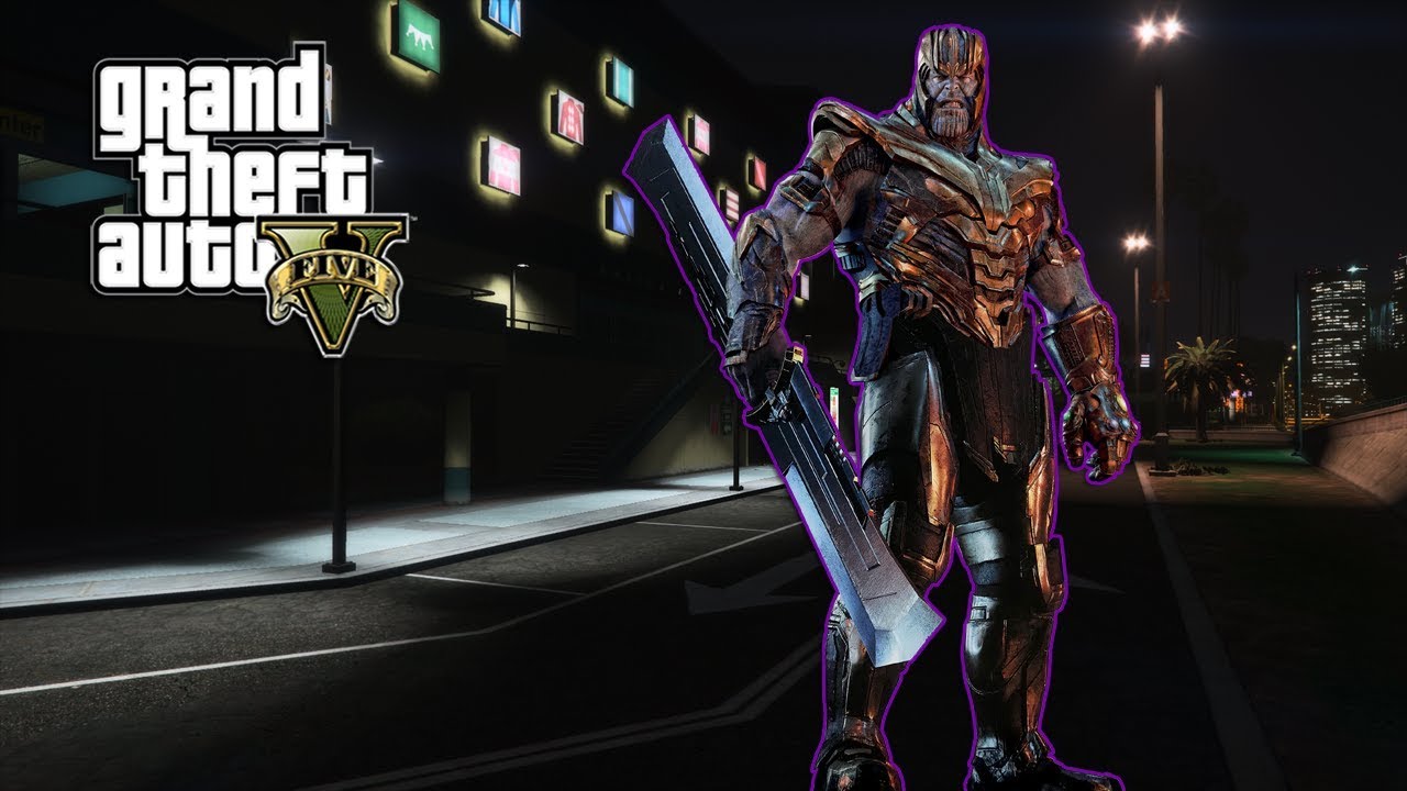 В GTA V появился Танос со всеми способностями и мечом 