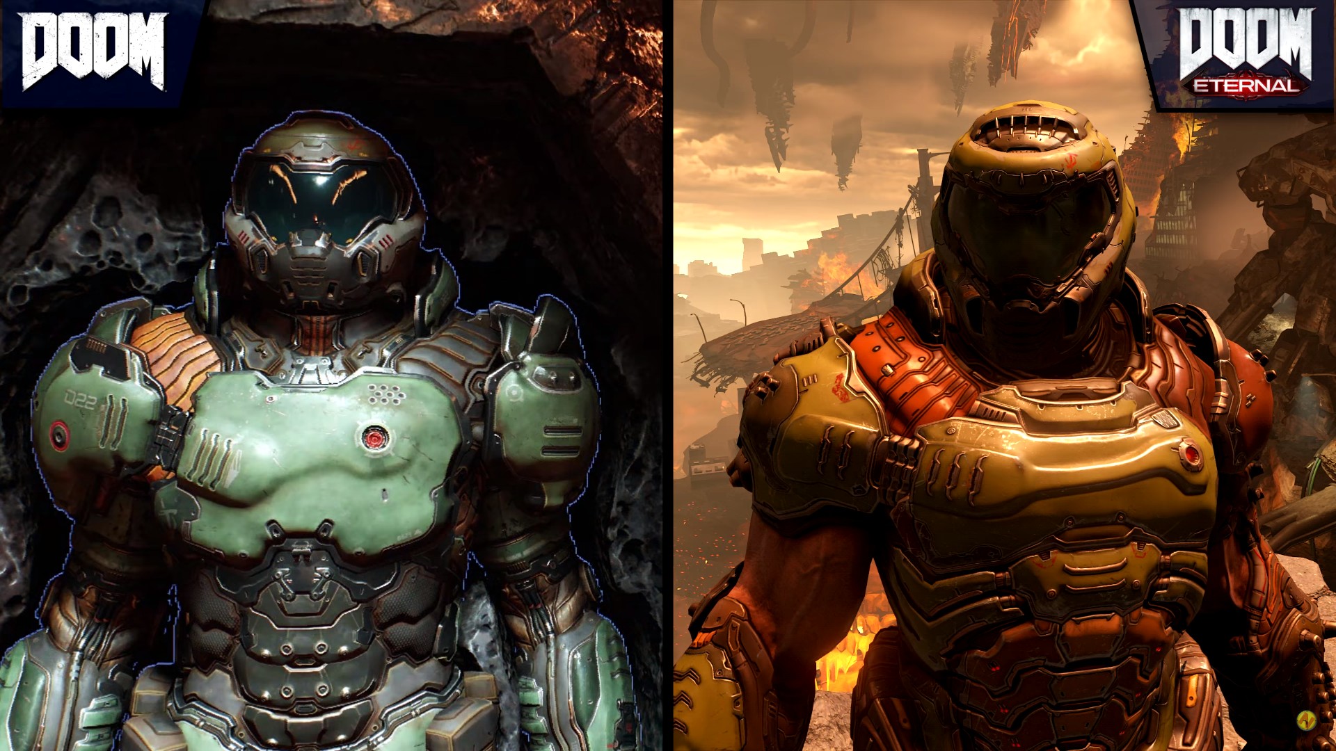 Сравнение Doom Eternal и Doom 2016 года