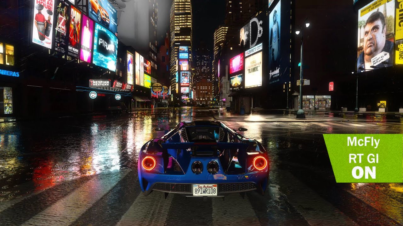 Графику в GTA 5 улучшили с помощью технологии трассировки лучей